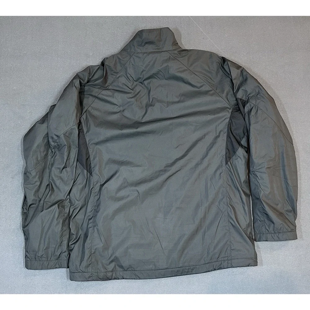 Nike Storm Fit Jacket Mens Black Golf Performance Full Zip Rain Size L